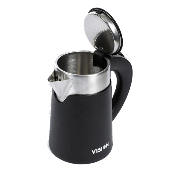 VISION Electric Kettle 1 Litre 1000W Black - Image 2