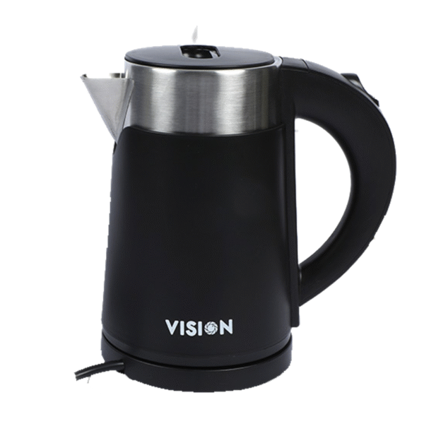 VISION Electric Kettle 1 Litre 1000W Black